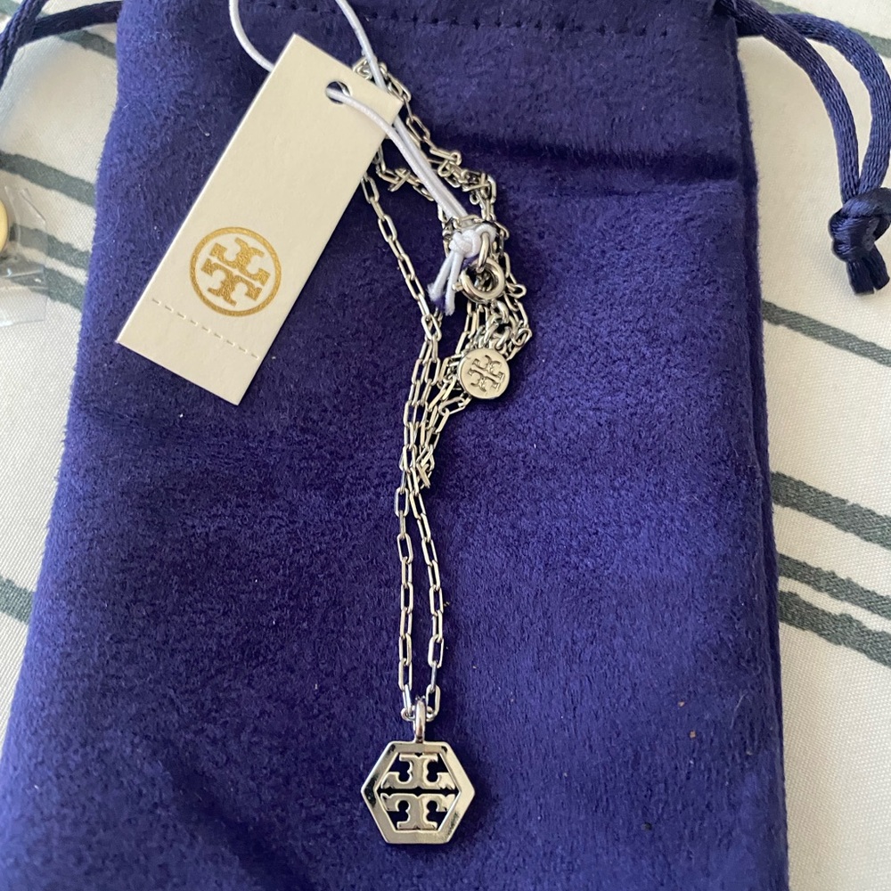 Tory Burch Silver Necklace